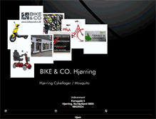 Tablet Screenshot of hj-cykellager.dk
